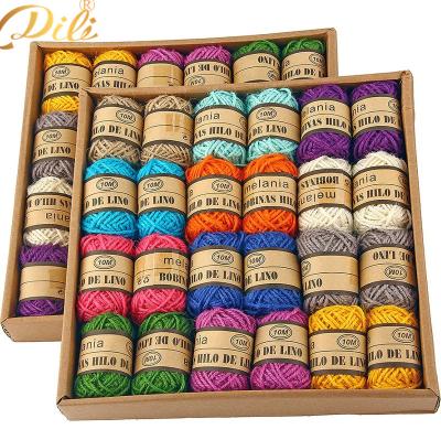 China Eco-friendly 100% Natural Twine Jute Fiber Rope Hemp Viable Colored 2mm Hemp Rope for Gift Wrapping and DIY for sale