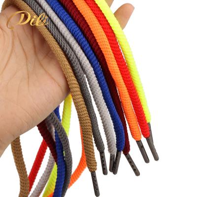 China Viable Orange Color Yarn Pants Waist Rope 5mm Pants String Pant String Polyester Drawstring Belt for sale