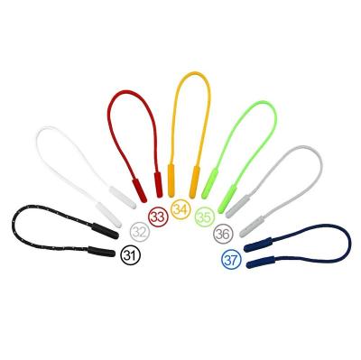 China Custom Plastic Zipper Pullers Garment Accessories PVC Zipper Slider Zipper Pullers Nickel Free Head For Bags for sale