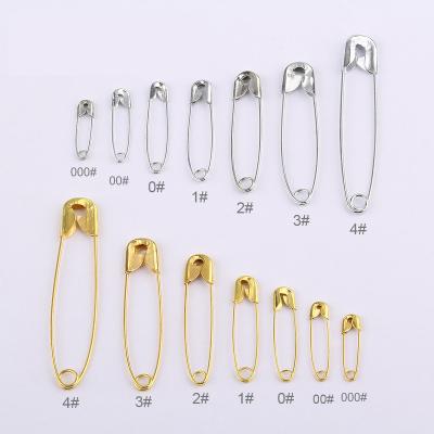 China High Quality Steel Safety Pin Different Size Pin Clasp for 18mm Garment Accessories for sale