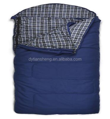 China Outdoor Camping Hiking 4 Season Double Envelope Traveling Sleeping Bag for sale