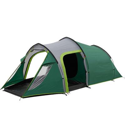 China Bank Up Festival Essential, Large 3 Person Luxury Camping Tent With Blackout Bedroom Tech For Hiking for sale