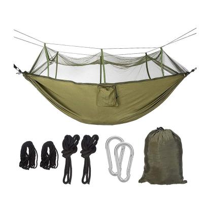 China Outdoor Furniture Camping Swing Single And Double Mosquito Net Hammock for sale