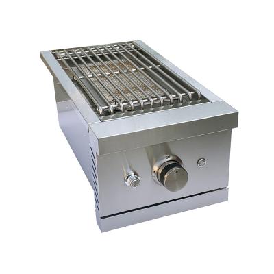 China Easily Assembled Outdoor Ceramic Propane BBQ Grill Side Burner Infrared Burner for sale