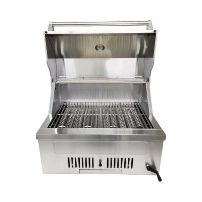 China Easily Assembled High End Waterproof Stainless Steel Barbecue Island Built In Charcoal Grill For Outdoor Cooking for sale