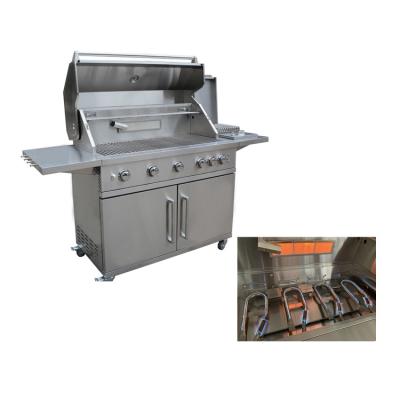 China Easily Assembled Factory Warded Infrared BBQ Grill Stainless Steel For BBQ Island for sale