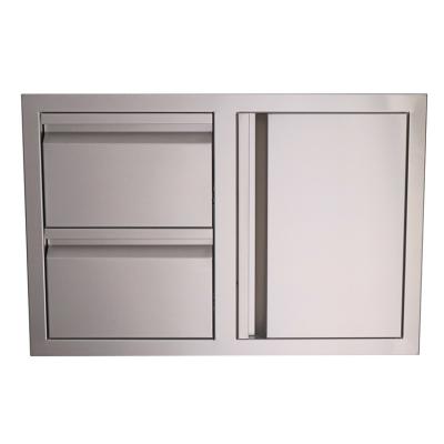 China Modern Outdoor Stainless Steel Kitchen BBQ Island Door Drawer Combo for sale