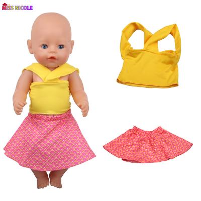 China 2022 American Cartoon Toy Amazon Hot Sale Doll Girl Lemon Dress 18 Inch Fashion Lemon Dress for sale