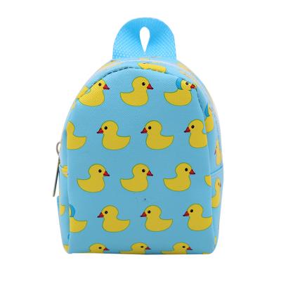 China 2022 American Cartoon Toy Factory Direct Doll Girl Shoulders Bags Fashion 18 Inch Yellow Duck Shoulders Bags for sale