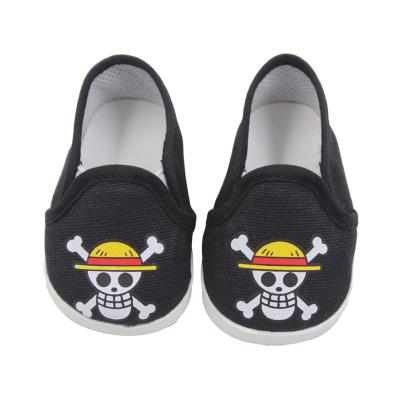 China 2022 American Cartoon Toy Factory Direct Doll Girl Skull Shoes 18 Inch Fashion Skull Shoes for sale