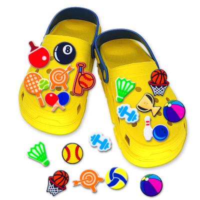 China Custom Clog Charm Sports Team PVC Shoe Charm Croc Charm Thieves Shoe Decorations for Croc Shoe Charm for sale