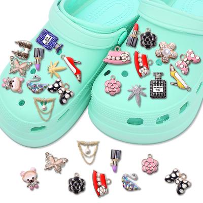 China High Quality Custom Hot Selling Custom Metal Button Charm Hobble Shoes Charms For Hobble Shoes Decorations for sale