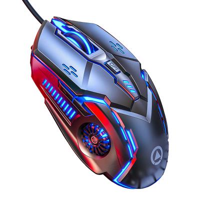 China 2021 Latest G5 3D Gaming Gaming Mouse 7-Color RGB Breathing Led Lightweight PC Laptop Universal Usb Wired Mouse for sale