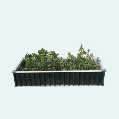 China Easily Assembled Garden Planting Beds Garden Raised Outdoor Steel Flower Pot / Vegetable Garden Steel Bed for sale