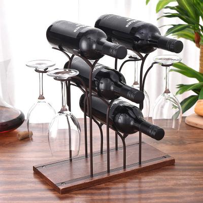 China European viable decoration storage iron new product shelf rack restaurant display metal wine rack for sale