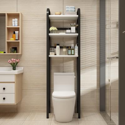 China Modern Stand Bathroom Sustainable Floor Above Expandable Shelf Organizer Toilet Rack for sale