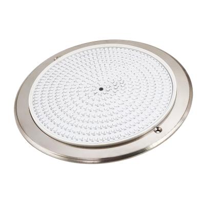 China 316L Stainless Steel 12V 24W IP68 White RGB Hotel Unltra Thin Slim Type 8mm Swimming Pool Led Light for sale