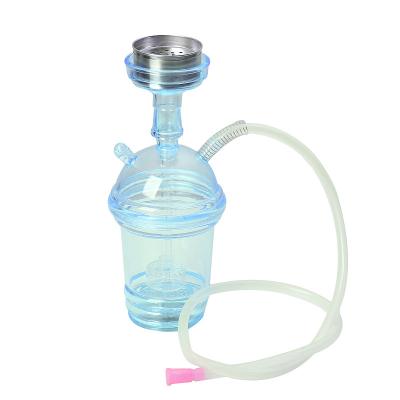 China With LED light travel wholesale fancy shisha cups set custom car shisha hookah portable nclay acrylic cup with LED light for sale