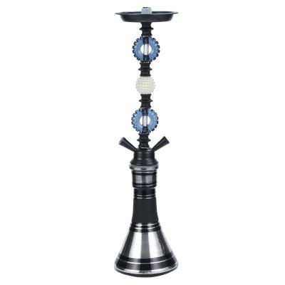 China New design wholesale colorful aluminum shishahookah hookah hokkah hokkah hookah set metal shisha tobacco hookah good quality for sale