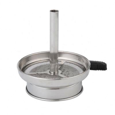 China Shisha Tool Stainless Steel Metal Smoking Smoking Accessories For Shisha Hookah Bowl Charcoal Holder Shisha Head With Handle for sale