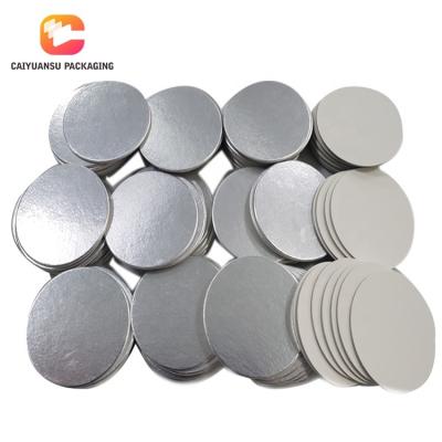 China Non Spill Professional Induction Aluminum Cap Aluminum Sealing Liner for sale