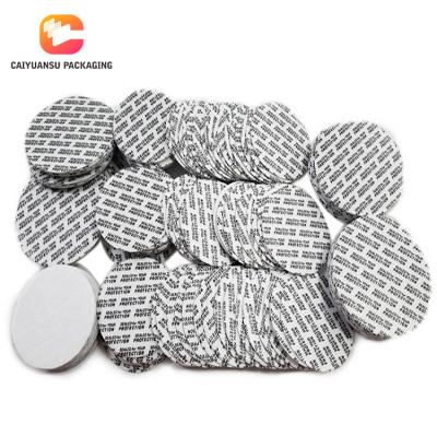 China Non Spill Self Adhesive Aluminum Capsule Pressure Sensitive Seal Liner for sale