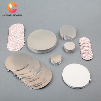 China Non Spill Wholesale Aluminum Foil Easy-Skin Induction One Piece Joint Liners for sale