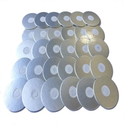 China Non Spill Induction Aluminum Foil Plastic Bottle Seal Vent Liner for sale