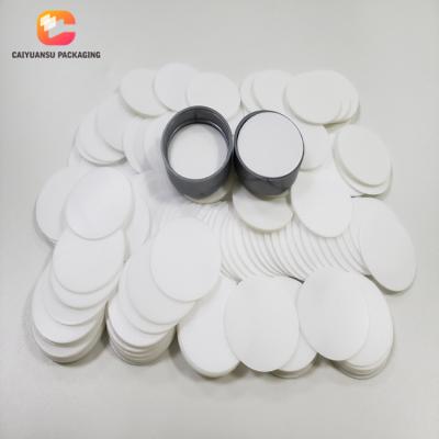 China Non Spill Plastic Cosmetic Seal Capsule PE Foam Liner for sale