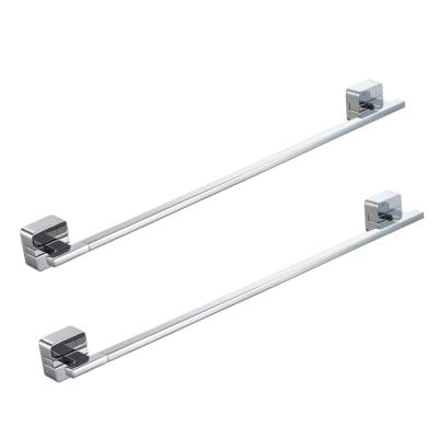 China Single Fashion Bathroom Hardware Accessories Chrome Towel Rack for sale