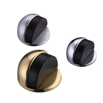 China Modern Modern Stainless Steel Chrome Luminous Gold Sand Magnetic Door Stopper for sale