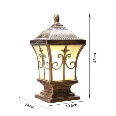 China Garden Light Led Solar Solar Powered Garden Flood Solar Column Hitch Mounts Pillar Decoration Lighting For Wall Yard Street for sale