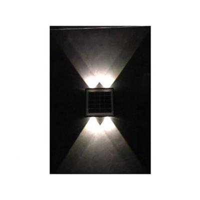 China Modern Creative LED Solar Wall Light Garden Waterproof Wall Lamp Decorative Night Luminous Courtyard Staircase Solar Wall Lamp for sale