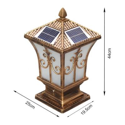 China Aluminum Light Solar All Kinds Flood Solar Led Pillar Light Solar Powered Plug In With Cable Solar Garden Lights For Tree for sale