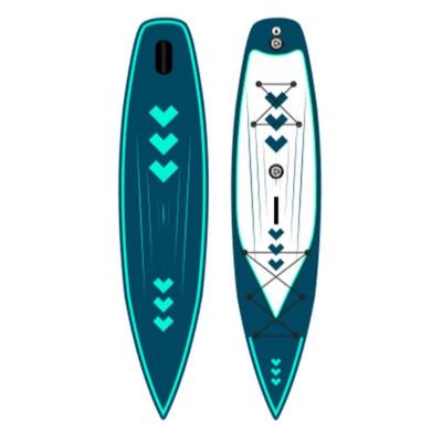 China All Around Surfing Inflatable SUP Paddle Paddle Board EVA SUP Board Crocodile Non-Slip Skin Protection for sale