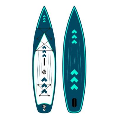 China All Around Soft Top SUP Board OEM Air Inflate Surfing Paddle With Inflatable Fins Sup Board for sale