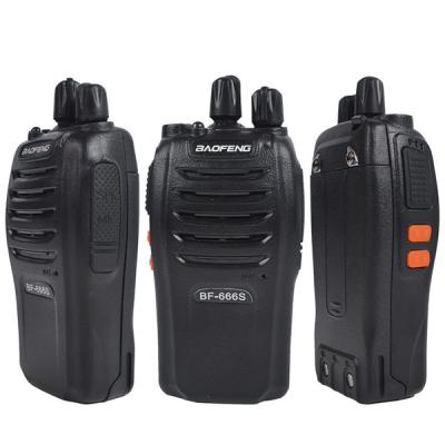 China Hot sale 666S UHF communication baofeng amateur radio mini two way radio interphone for sale