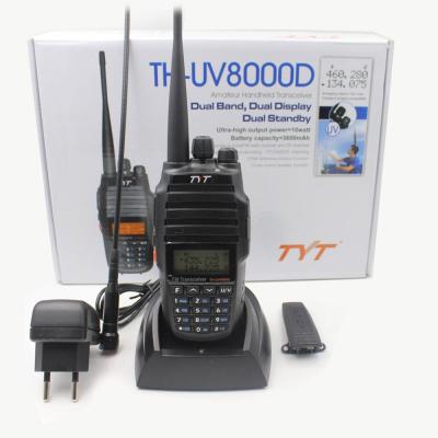 China Wholesale VHF UHF Dual Band High Power 10W Tyt Technology Walkie Talkie Radio th-uv8000d Ham Radio for sale