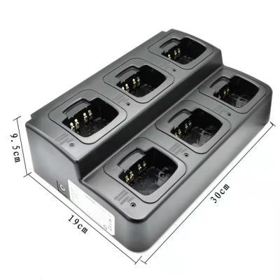 China Wholesale Standard Six Way Battery Desktop Quick Charger For Icom/Kenwoods/Motorolas/Hyt/Vertex Radio for sale