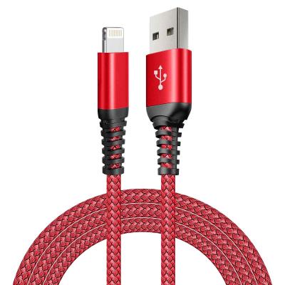 China Charging and data transfer amazon hotsale 2021 new product fishing silk aluminum alloy for iPhone data cable, durable style for sale