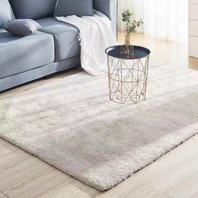 China Simple Solid Color Home Decoration Rug Cushioned Warm Blue Empty Blankets for sale