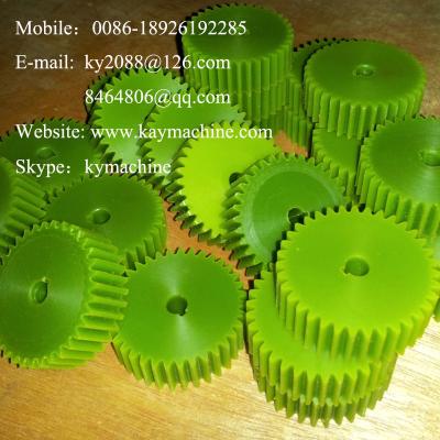 China Gear wheels with small modulus NYLON SPUR GEAR Engineering Plastics Roller Chain Sprockets Idler Sprockets factory for sale