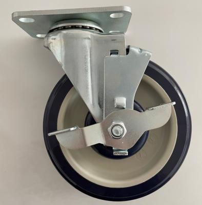 China WORKTABLE Worktable plate caster 5 inch wheel with or without cut-off 250 lbs for sale