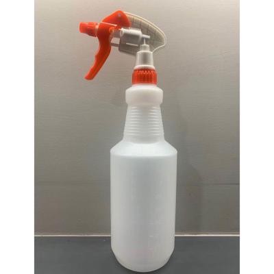 China Factory Direct Sales Convenient Customized Lightweight Plastic 1000Ml Continuous Mist Sprayer Bottle With Trigger for sale