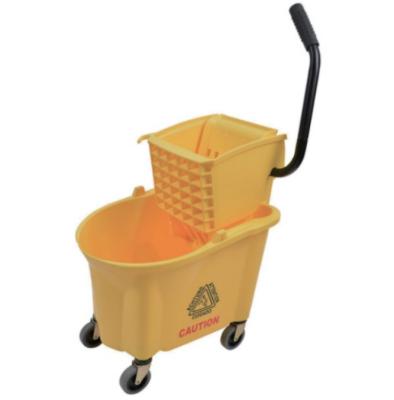 China MRH-024 Single Broom Wringle Trolley for sale