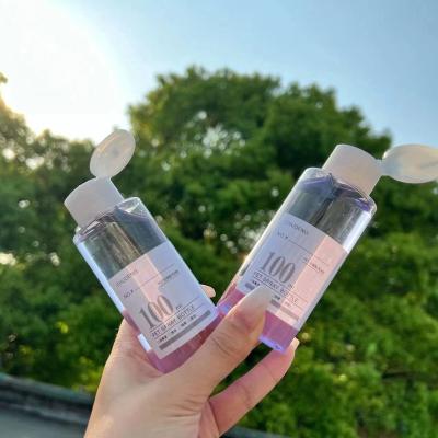 China Personal care etc. 100ml flip top cap bottle, onlocation travel package sealed cover aluminum bottle for sale