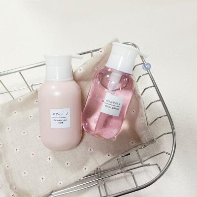 China Cosmetic Thickened Plastic Lotion Bottles, Empty Shampoo Lotion Body Wash PET Bottle Press Pump Packaging for sale