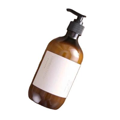 China Personal Care Thickened Plastic Light-blocking Bottles, Empty Shampoo Lotion Body Wash PET Bottle Press Pump Packaging for sale