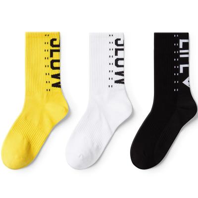 China Wholesale QUICK DRY Crew Socks Custom And Cotton Solid Color Sports Custom Made Socks With Logo for sale