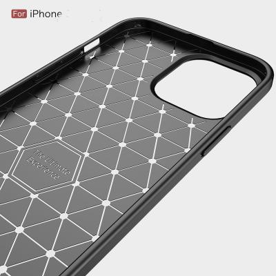 China Hot Selling Amazon Silicone Cover Shockproof Carbon Fiber Mobile Cases For Iphone 11 Case 12 13 Mini Pro Max Phone Case Iphone for sale